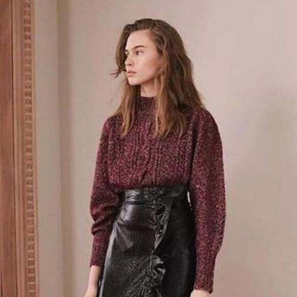 NWOT Rebecca Taylor Wool Angora Blend Sweater - Picture 2 of 11